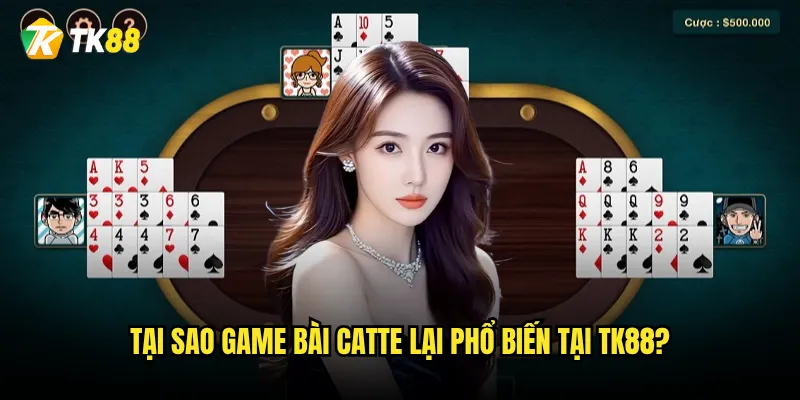 Tại sao game bài catte lại phổ biến tại Tk88?